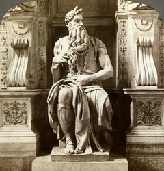 Statue de Moïse de Michel-Ange, Église de San Pietro in Vincoli, Rome, Italie
