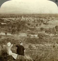 Pagodes, Mandalay, Birmanie, c1900s
