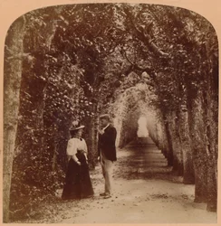 La tonnelle de la reine Mary, Hampton Court, Londres, Angleterre