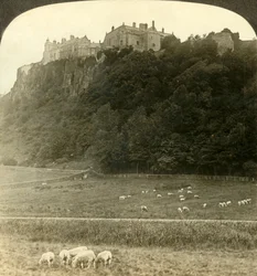 Château de Stirling, siège des anciens rois...Écosse, vers 1900