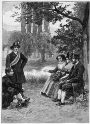 Un dimanche chez les Wendes - gravure 1897