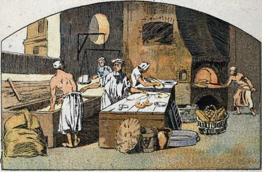 Une boulangerie au 18ème siècle