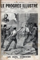 Un duel homicide - Le 1 mars 1895, un duel à l