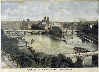 Vue de Paris - dans "Le Petit Journal"