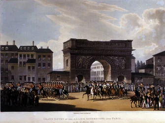 Les Alliés entrent à Paris le 31 mars 1814 (Russie Alexandre Ier, l