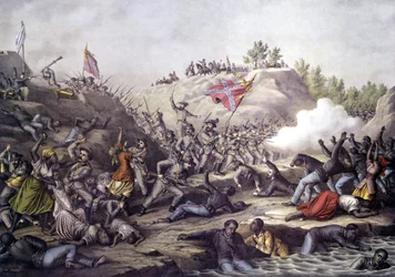 Guerre civile américaine (1861 - 1865) : Bataille de Fort Pillow, Tennessee, 12 avril