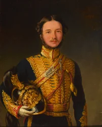 Un officier de la 1ère troupe, artillerie à cheval de Bombay