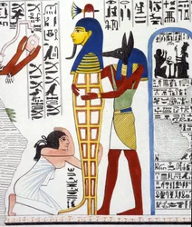 Anubis et une momie - dans « Monuments de l