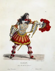 Costume de baron dans le rôle de Cinna en 1680