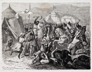 Bataille du Mont Cassel - dans « Histoire de France populaire » par Henri Martin, Jouvet, Paris, T.1