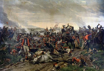 Bataille de Waterloo le 18 juin