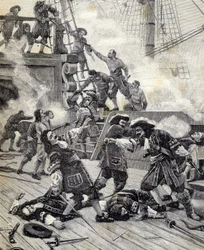Bataille sur un bateau - Jean Bart