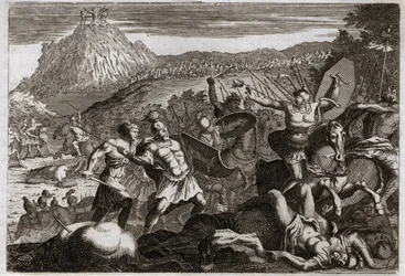 Bible de Royaumont, Ancien Testament : Défaite d
