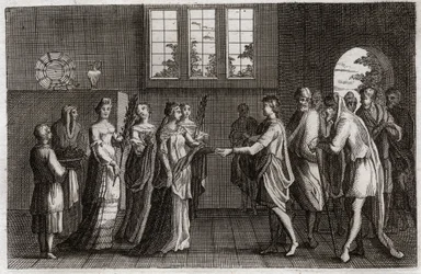 Bible de Royaumont, Ancien Testament : Mariage d