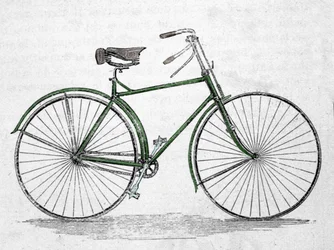 Modèle de bicyclette avec cadre