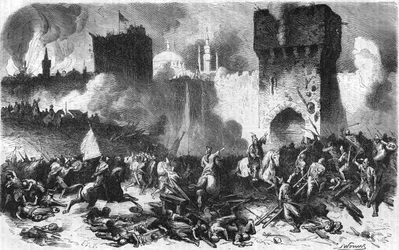 Prise de Constantinople par Mahomet II le 29 mai 1453.