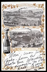 Château de Pékin à Epernay et succursale luxembourgeoise du champagne "Mercier", début du 20e siècle