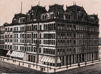 Chicago, États-Unis : vue de Field, Leiter & Co. (Field, Leiter & Co. Department Store). dans « Le Monde Illustré 168 vues» Non daté (fin du XIXe siècle)