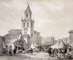 Église de la Feria à Séville, « Espagne artistique et monumentale des sites et monuments célèbres d