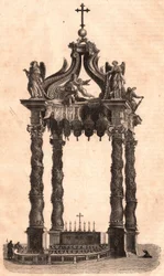 Ciboire à Saint-Pierre de Rome, Italie