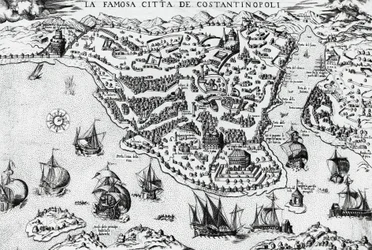 Ville de Constantinople, gravure
