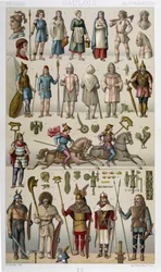 Costumes, armures et armes des Gaulois et de leurs guerriers