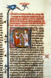 Concile de Chalcédoine, 451 - Miniature du Moyen Âge