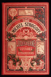 Couverture du livre de Jules Verne "Michel Strogoff", éd. Hetzel
