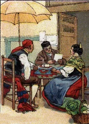 Vie quotidienne en Espagne : un couple d