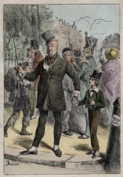 David Copperfield et M. Micawber, illustration de 