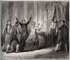 Mort du prince de Condé (Louis VI Henri de Bourbon Condé)