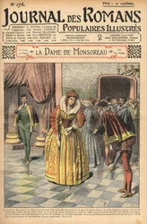 Diane, reconnue comme Comtesse de Monsoreau, fut présentée à la cour. Illustration de « La Dame de Monsoreau » d