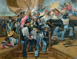 Ne pas abandonner le navire - Guerre anglo-américaine, les États-Unis