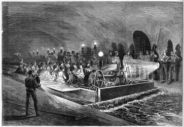 Excursion dans les égouts de Paris en 1872