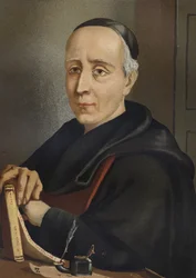 FEIJOO Y MONTENEGRO, Benito Jerónimo (1673-1764). Écrivain et essayiste espagnol - portrait de Benito Jerónimo Feijoo (1676-1764), théologien et médecin espagnol, d