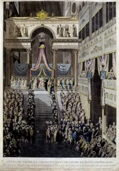 Fête du couronnement et couronnement de leurs majestés impériales en 1804.