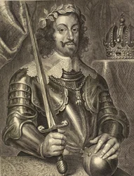 Ferdinand III, empereur romain germanique - Ferdinand III de Habsbourg 1608-1657 - gravure du XVIIe siècle