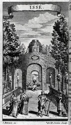 Frontispice de "ISSE" pastorale héroïque, trois actes et prologue