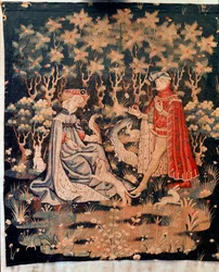 Scène galante, le don du cœur