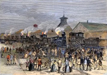 Grande grève des chemins de fer en 1877, Blocus des locomotives à Martinsburg, Virginie-Occidentale