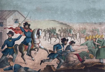 Guerra Grande : Garibaldi à la bataille de San Antonio, 8 février 1846 - Uruguay