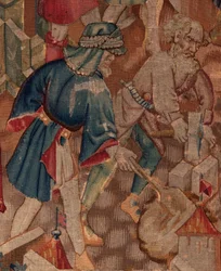 Histoire de Saint Piat et Saint Éleuthère, Scène 5 (détail)