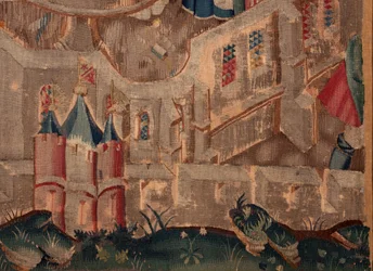 Histoire de Saint Piat et Saint Éleuthère, Scène 6 (détail)