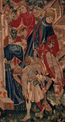 Histoire de Saint Piat et Saint Éleuthère, Scène 8, (détail) centre