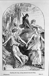 Illustration pour « Endymion » du poète John Keats (1795-1821) 19ème siècle