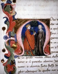 Incipit de « Le Filocolo » par Giovanni Boccace