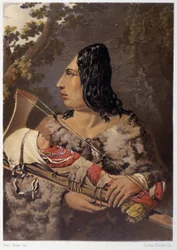 Femme indienne et son bébé