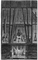 Intérieur du puits artésien de Passy en 1888 dans "Le Journal de la Jeunesse" de 1888.