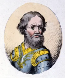 Ivan III Vassilievitch le Grand (1440 1505). Grand-prince de Moscou et de toute la Russie (1462-1505). Gravure du début du 19e siècle
