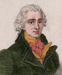 Jean-Pierre-Claris de Florian (1755-1794), dramaturge, romancier, poète, fabuliste français. Gravure de 1876.